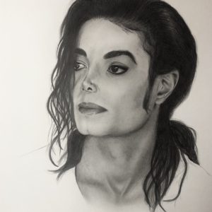 Portrét Michaela Jacksona