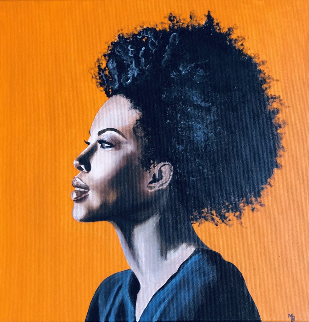 portrét černošky
