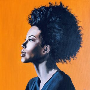 portrét černošky